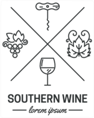 Southern Wine Elements Sticker