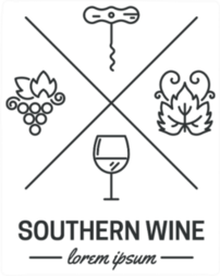 Southern Wine Elements Sticker