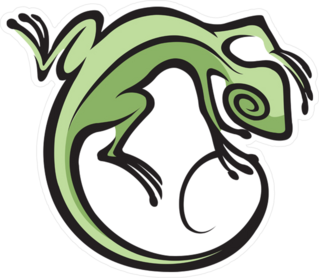 Southwest Lizard Abstract Sticker