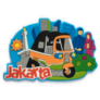 Souvenir Jakarta, Indonesia Sticker