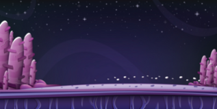 Space Background Sticker