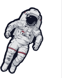 Space Suit Sticker