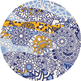 Spain Azulejos Tiles Patchwork Sticker