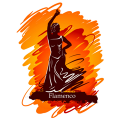 Spain Flamenco Dancer Sticker
