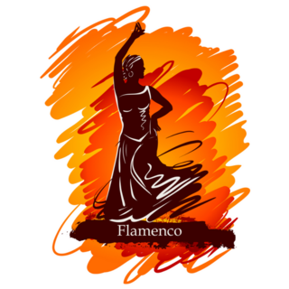 Spain Flamenco Dancer Sticker