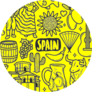 Spain Icons Hand Drawn Doodle Sticker