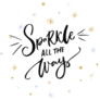 Sparkle All The Way New Year Celebration Sticker 
