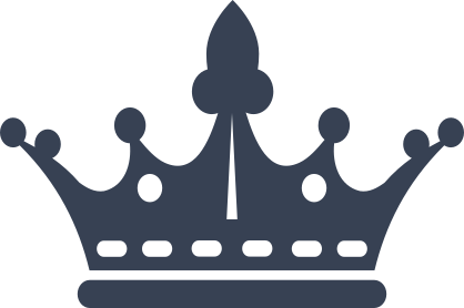 Sparkling Crown Sticker