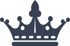 Sparkling Crown Sticker