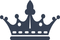 Sparkling Crown Sticker