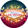 Sparkling Las Vegas Sign Sticker