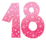 Sparkling Pink 18 Sticker