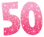 Sparkling Pink 50 Sticker
