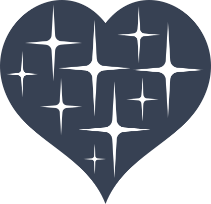 Sparkly Heart Sticker