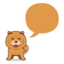 Speech Bubble Chow Sticker