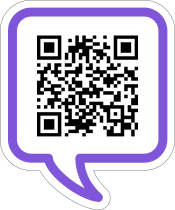 Speech Bubble QR Code