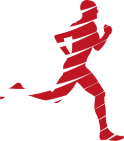 Speeding Runner Silhouette Sticker