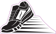 Speeding Running Sport Shoe Sticker