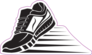 Speeding Running Sport Shoe Sticker