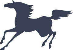 Speedy Horse Sticker