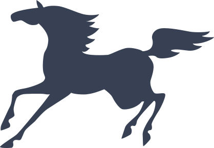 Speedy Horse Sticker