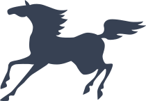 Speedy Horse Sticker