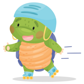 Speedy Turtle Sticker