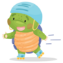 Speedy Turtle Sticker
