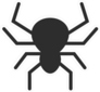 Spider Cartoon Halloween Sticker