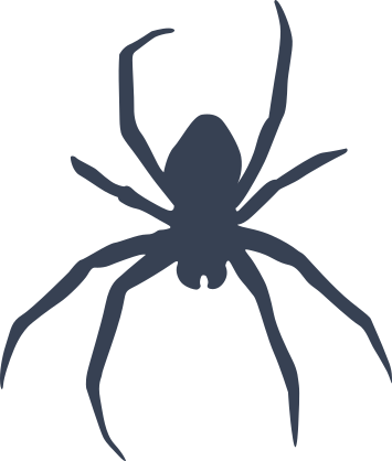 Spider Crawling Sticker