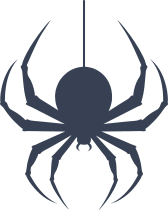 Spider Hanging From String Sticker