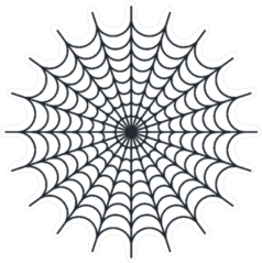 Spider Web Sticker