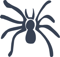 Spider With Horns Sticker