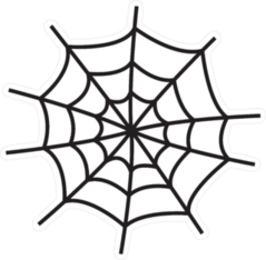 Spiders Web Sticker