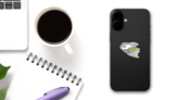 Spinnerbait Fishing Sticker on a Phone (New) example