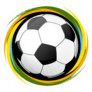 Spinning Soccer Ball Sticker