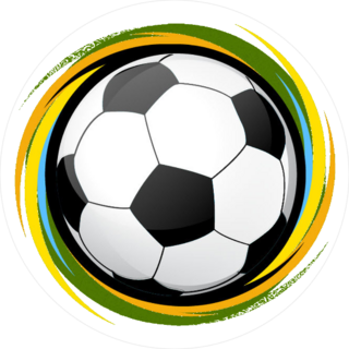 Spinning Soccer Ball Sticker