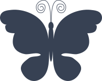 Spirited Butterfly Sticker