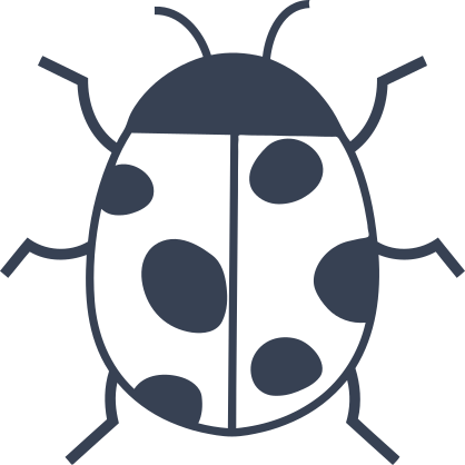 Spirited Ladybug Sticker