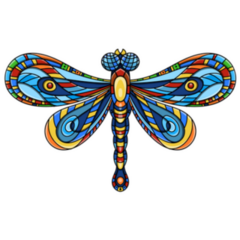 Spiritual Boho Dragonfly Sticker