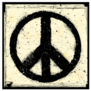Splatter Paint Peace Symbol Sticker