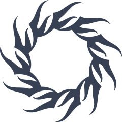 Splintered Sun Sticker