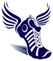 Sport Shoe With Wings Sticker