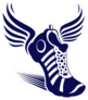 Sport Shoe With Wings Sticker