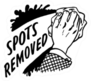 Spots Removed Dry Cleaner Illustration Sticker