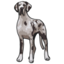 Spotted Great Dane Sticker