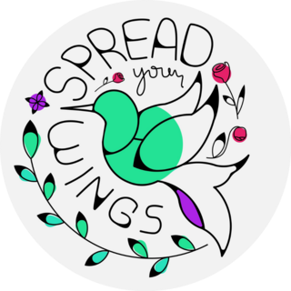 Spread Your Wings Bird Sticker