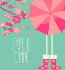 Spring Is Coming Sticker