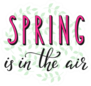 Spring Is In The Air Sticker