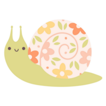 Spring Time Snail Sticker 